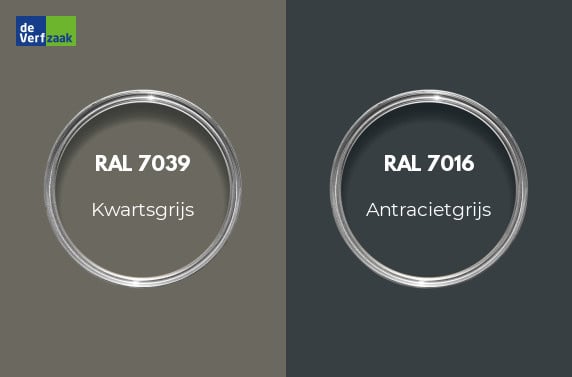 RAL 7039 vs RAL 7016