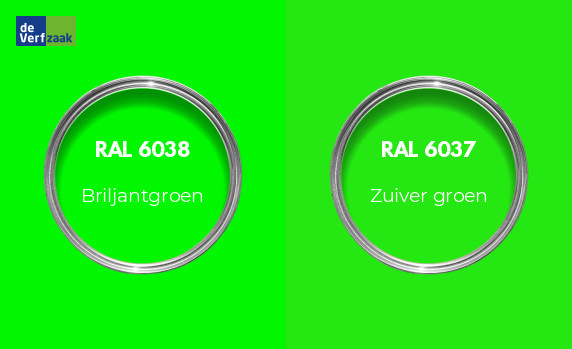 RAL 6038 vs RAL 6037