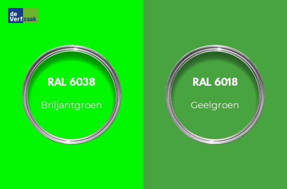 RAL 6038 vs RAL 6018
