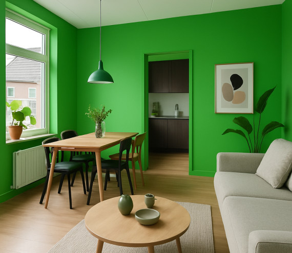 RAL 6038 interieur