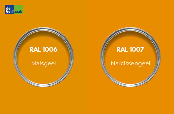 RAL 1006 vs RAL 1007