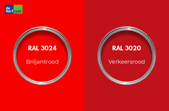 RAL 3024 vs RAL 3020