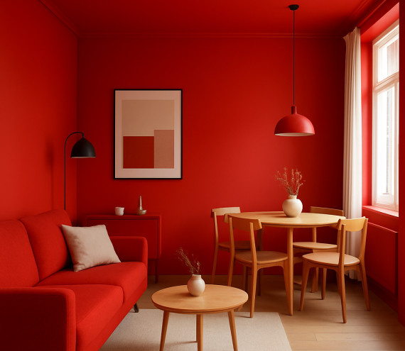 RAL 3024 interieur