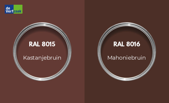 RAL 8015 vs RAL 8016