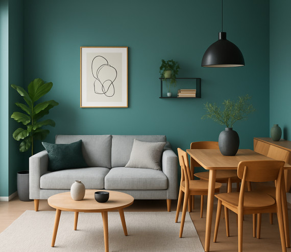 RAL 6033 interieur