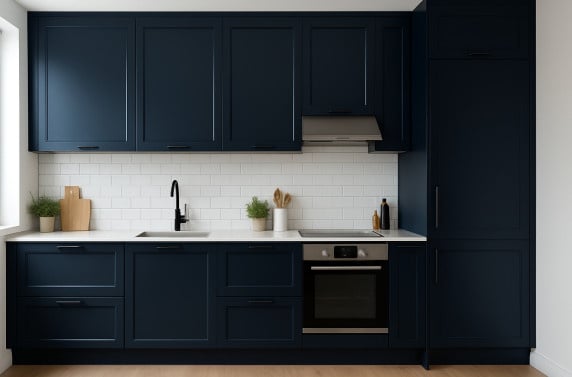 RAL 5026 keuken