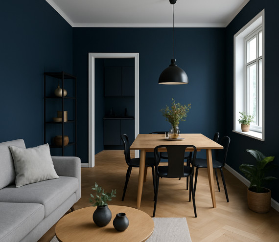 RAL 5026 interieur
