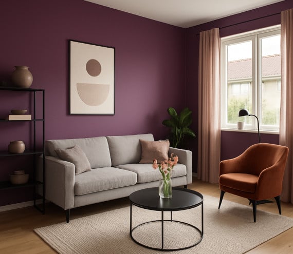 RAL 4008 interieur