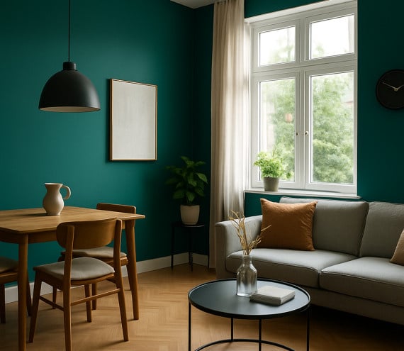 RAL 6026 interieur