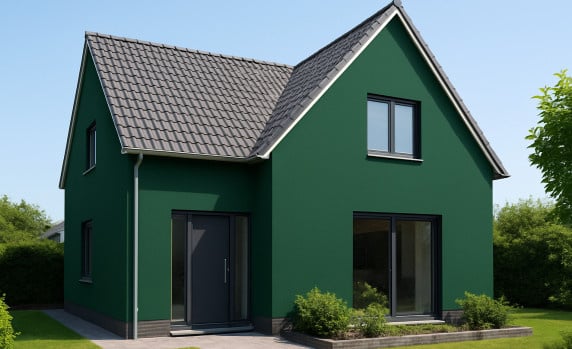 RAL 6035 muurverf voor buiten