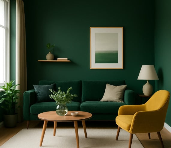 RAL 6035 interieur