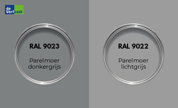 RAL 9023 vs RAL 9022