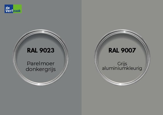 RAL 9023 vs RAL 9007
