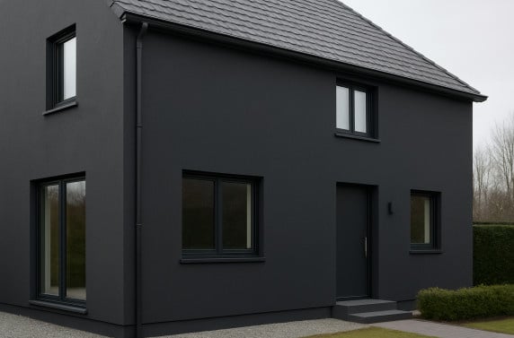 RAL 9004 matte buitenmuurverf