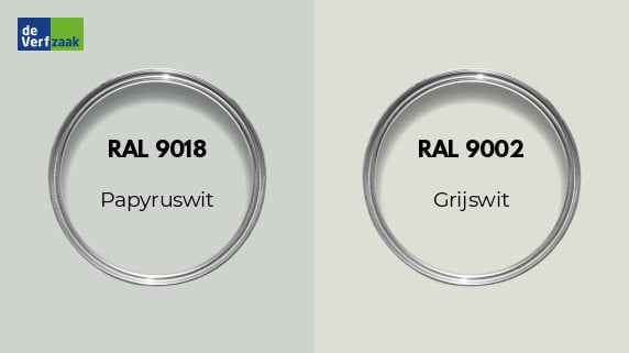 RAL 9018 vs RAL 9002