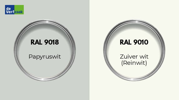 RAL 9018 vs RAL 9010