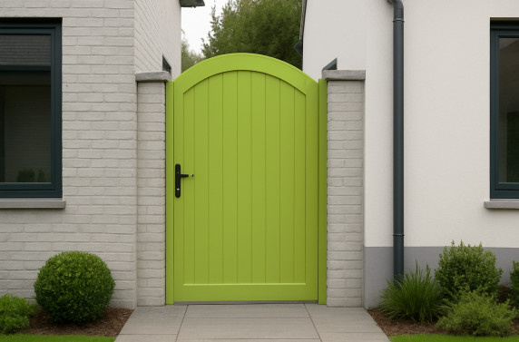 RAL 6039 tuinpoort