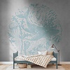 Livingwalls The Wall blauw behang | 383061