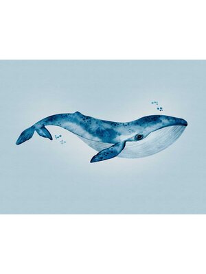 Livingwalls The Wall blauw behang | 383001