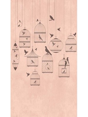 Livingwalls The Wall roze behang | 382961