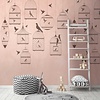 Livingwalls The Wall roze behang | 382961 Livingwalls The Wall roze behang | 382961