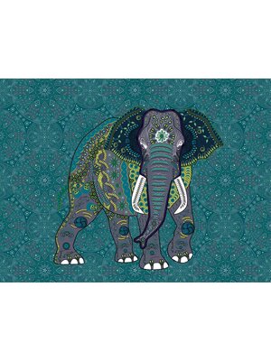 Livingwalls The Wall blauw behang | 382621