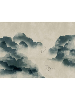 Livingwalls The Wall blauw behang | 382461