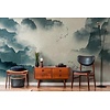 Livingwalls The Wall blauw behang | 382461