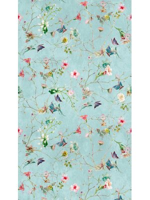 Livingwalls The Wall blauw behang | 382681