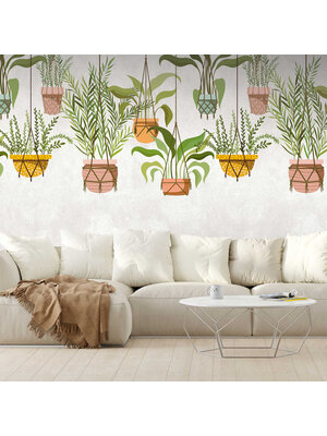 Livingwalls The Wall groen behang | 382661
