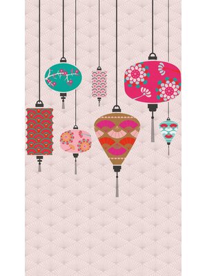 Livingwalls The Wall roze behang | 382481 Livingwalls The Wall roze behang | 382481