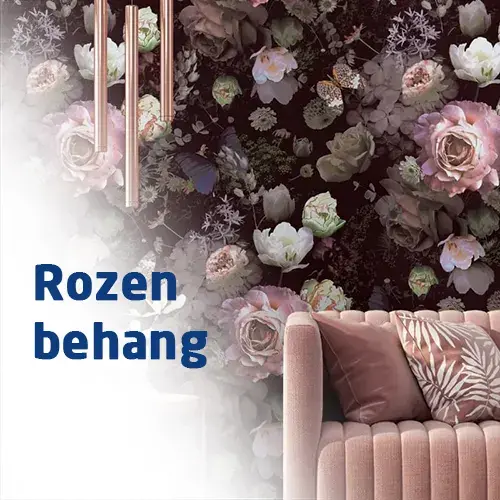 Rozen behang Rozen behang
