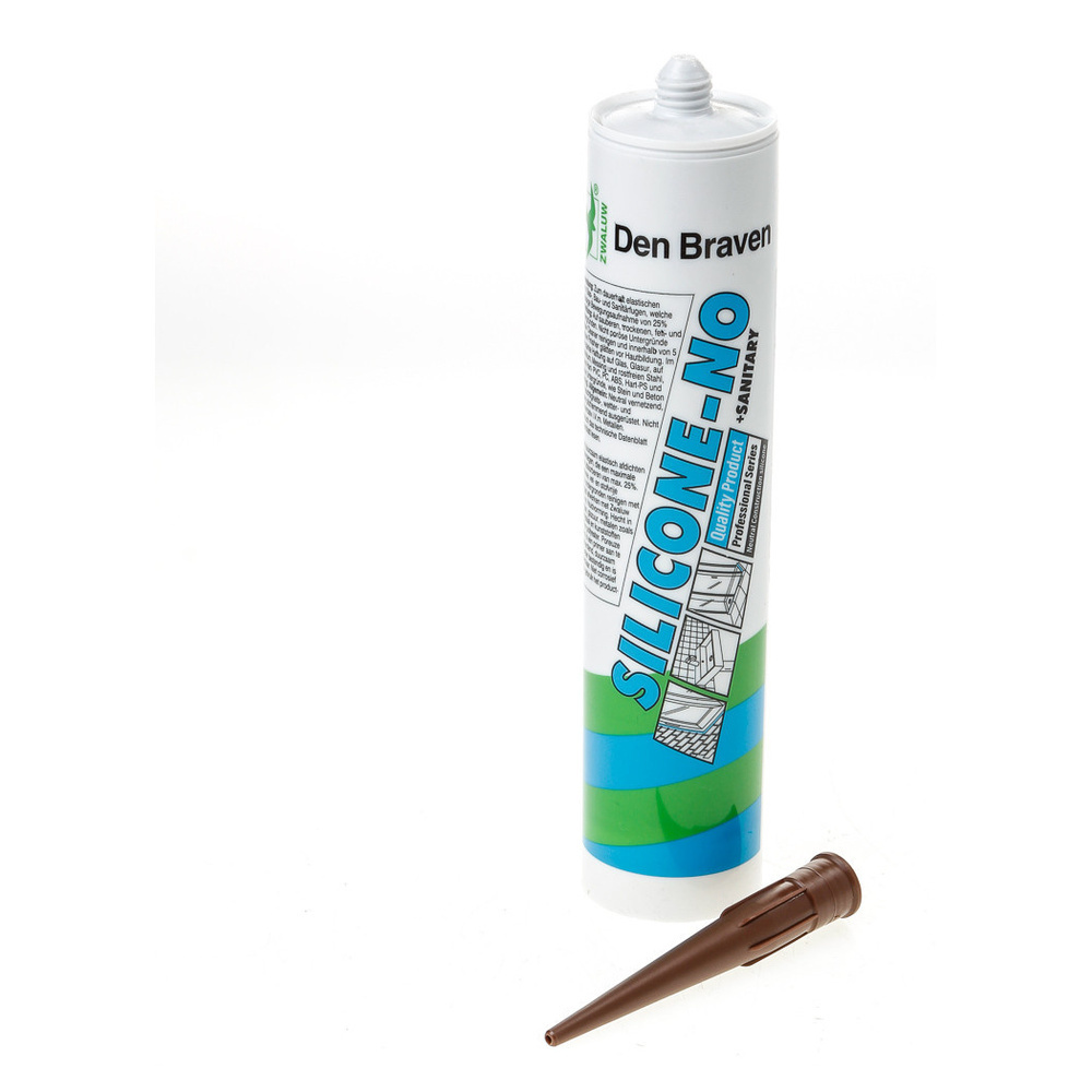 Den Braven Zwaluw Siliconenkit-No + Sanitary - Bruin