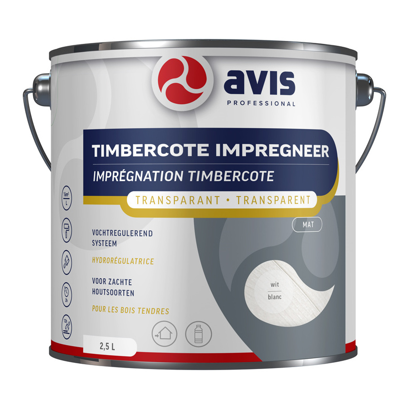 Avis Timbercote Impregneer - Wit
