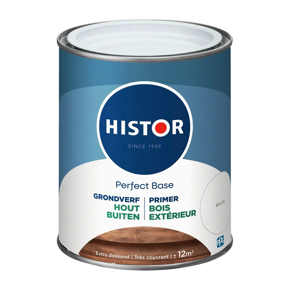 Histor Perfect Base Grondverf - Hout Buiten - Wit
