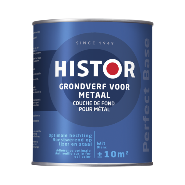 Histor Perfect Base Grondverf voor Metaal - Wit