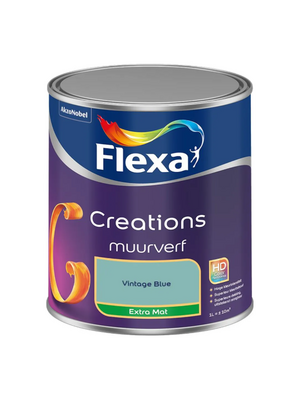 Flexa Creations Muurverf Extra Mat - Vintage Blue