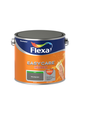 Flexa Easycare Muurverf Mat - Woudgroen - 2,5 liter Flexa Easycare Muurverf Mat - Woudgroen - 2,5 liter