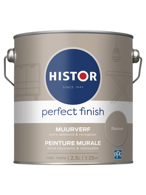 Histor Perfect Finish Muurverf Mat - Discover - 2,5 liter