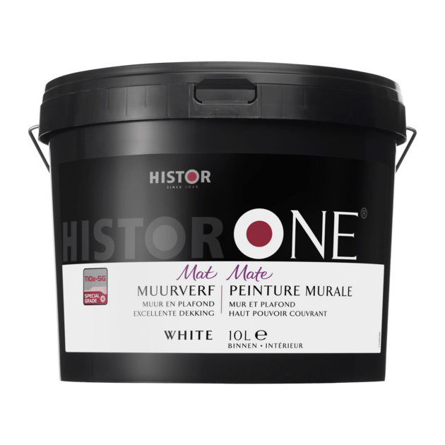 Histor One Muurverf Mat - Wit