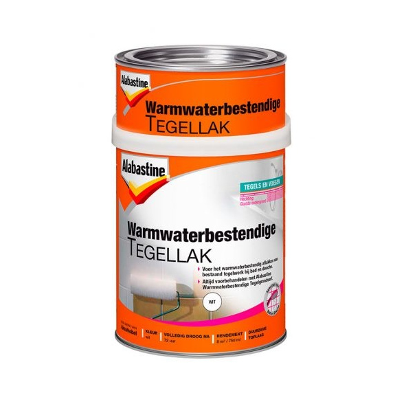 Alabastine Warmtebestendige Tegellak 750 ml - Wit