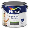 Flexa Strak op de Muur Muurverf - Mat - 2,5 liter - Antraciet Flexa Strak op de Muur Muurverf - Mat - 2,5 liter - Antraciet