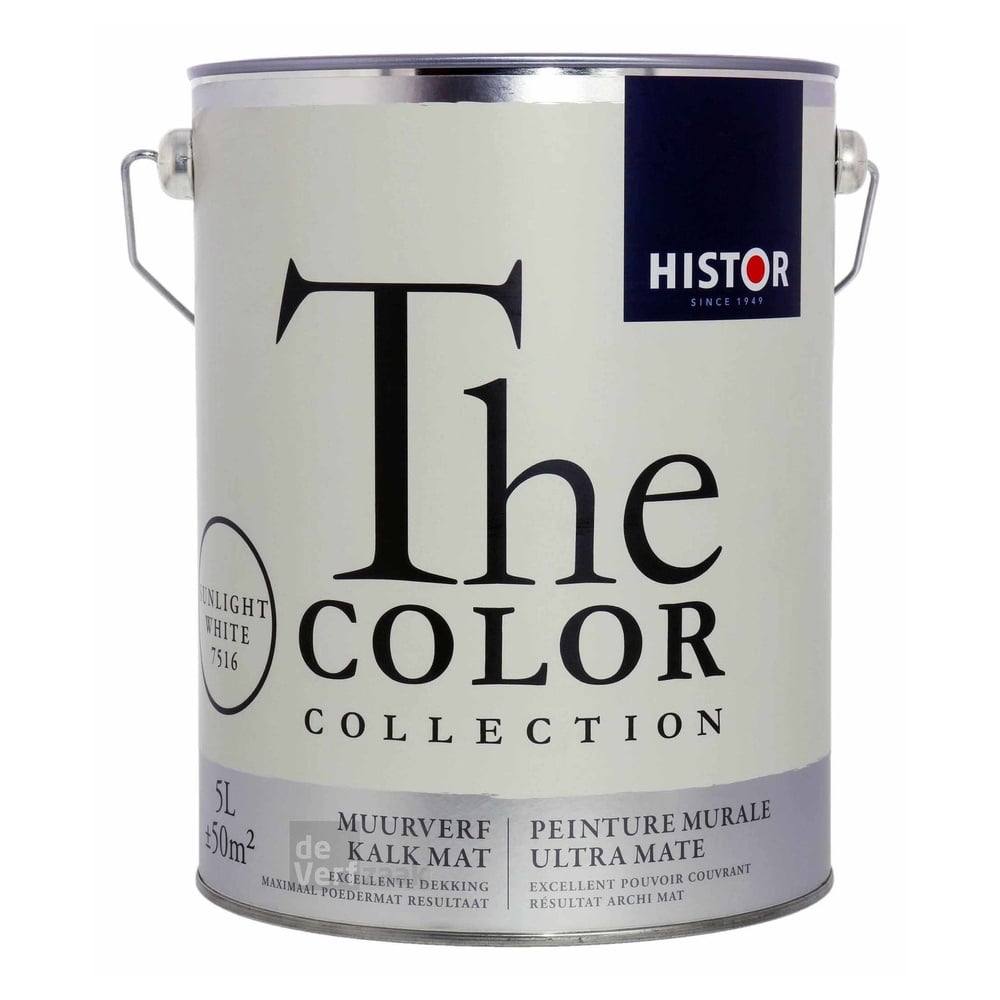Histor The Color Collection Muurverf Kalkmat - Sunlight White