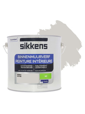 Sikkens Binnenmuurverf Mat - 2,5 liter Koudgrijs Sikkens Binnenmuurverf Mat - 2,5 liter Koudgrijs