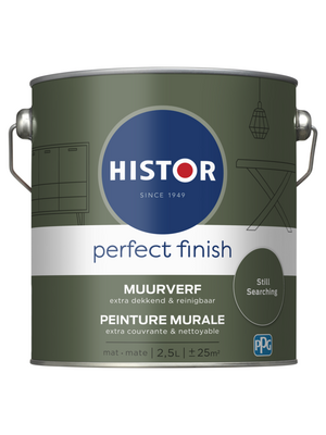 Histor Perfect Finish Muurverf Mat - Still Searching - 2,5 liter Histor Perfect Finish Muurverf Mat - Still Searching - 2,5 liter