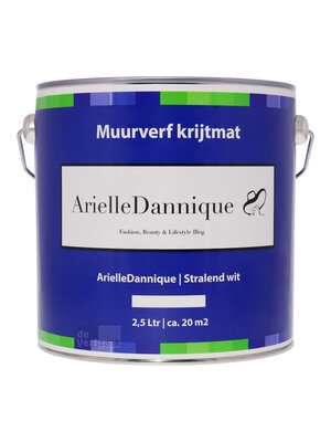 ArielleDannique Muurverf Krijtmat - 2,5 liter Stralend Wit