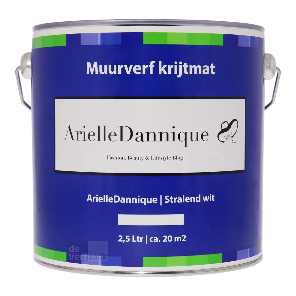 ArielleDannique Muurverf Krijtmat - 2,5 liter Stralend Wit