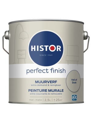 Histor Perfect Finish Muurverf Mat - Veil of Dusk - 2,5 liter