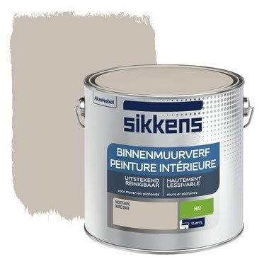 Sikkens Binnenmuurverf Mat - 2,5 liter Zachttaupe