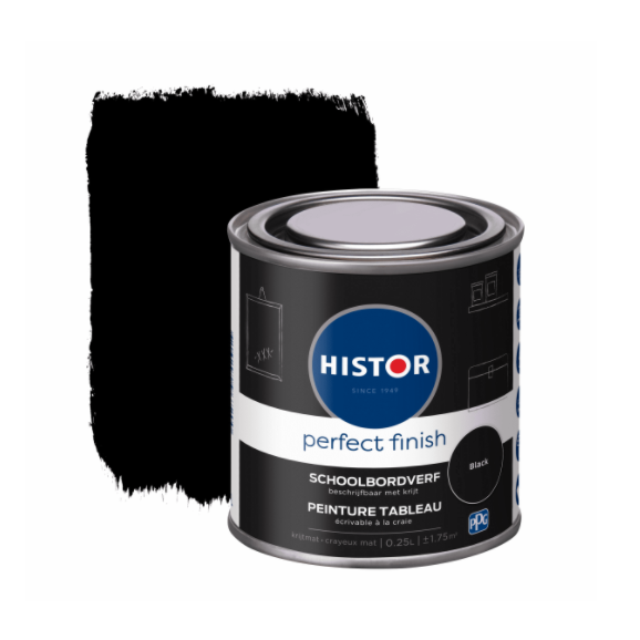 Histor Perfect Finish Schoolbordverf - Black